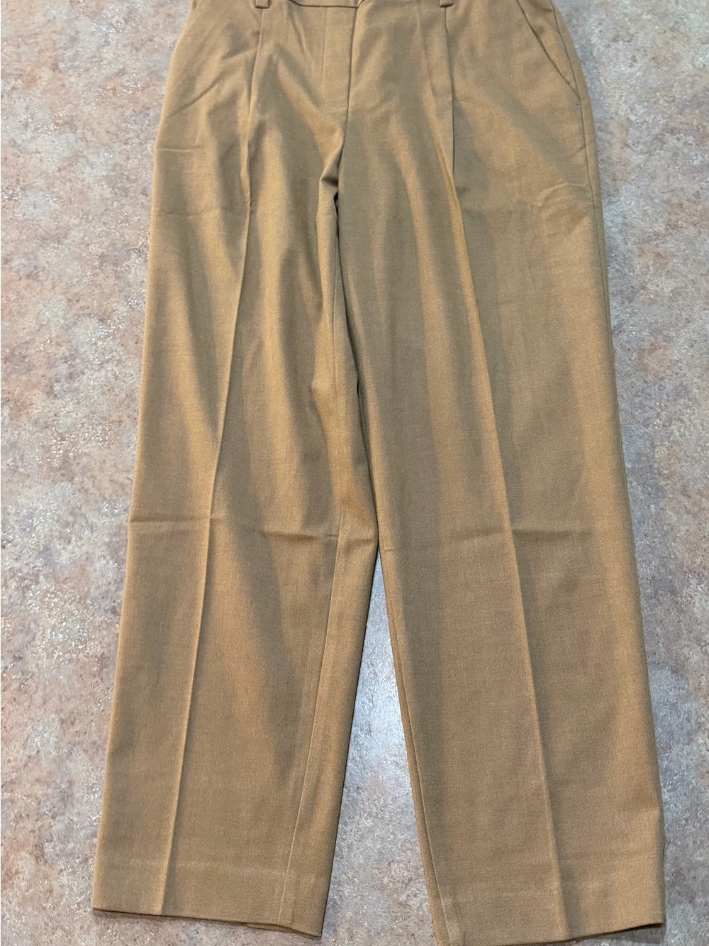 LOFT Women's M Tan Straight-Leg Dress Pants NWT